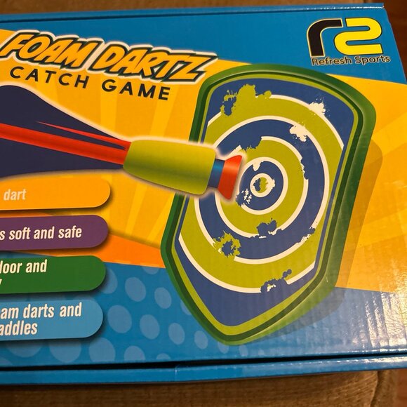 Foam Dartz Catch Game By Refresh Sports Stick Foam Darts Game For Kids - Picture 4 of 12